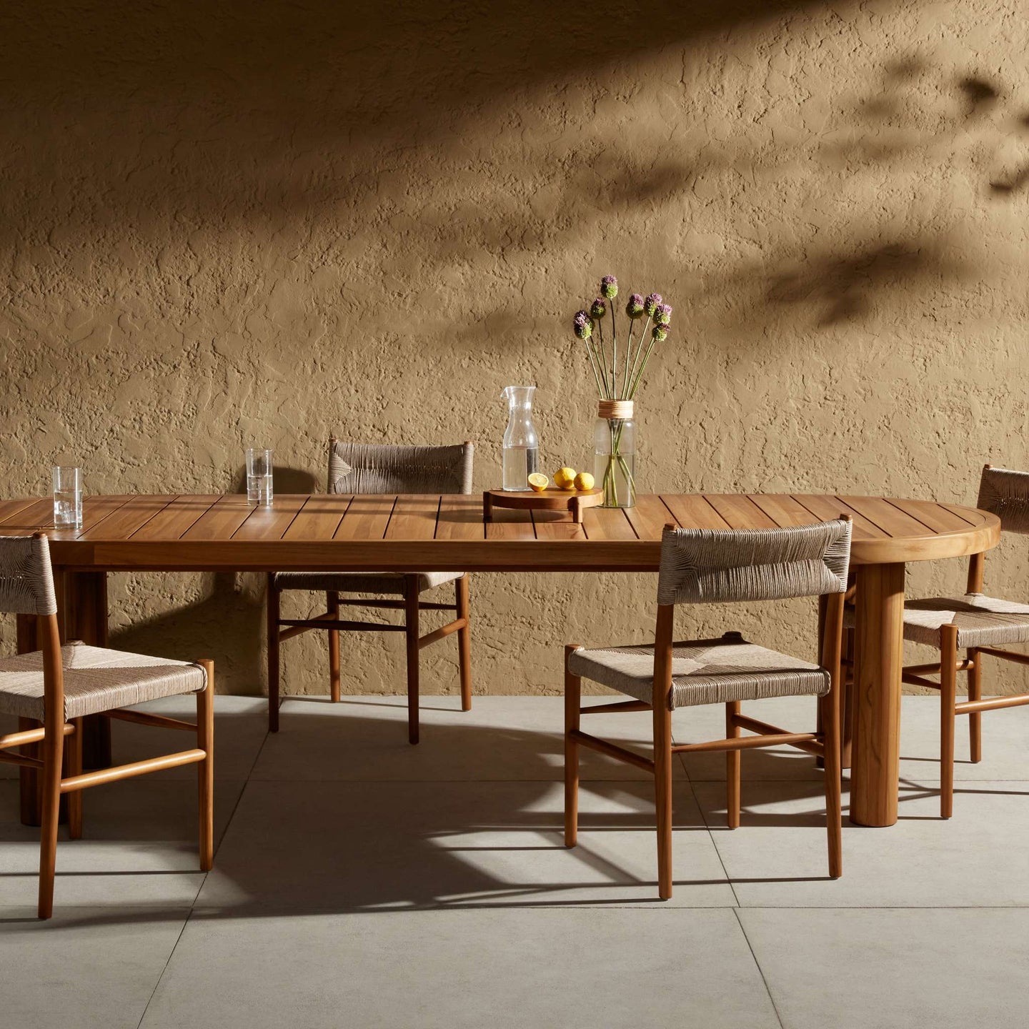 Messina Outdoor Dining Table 112