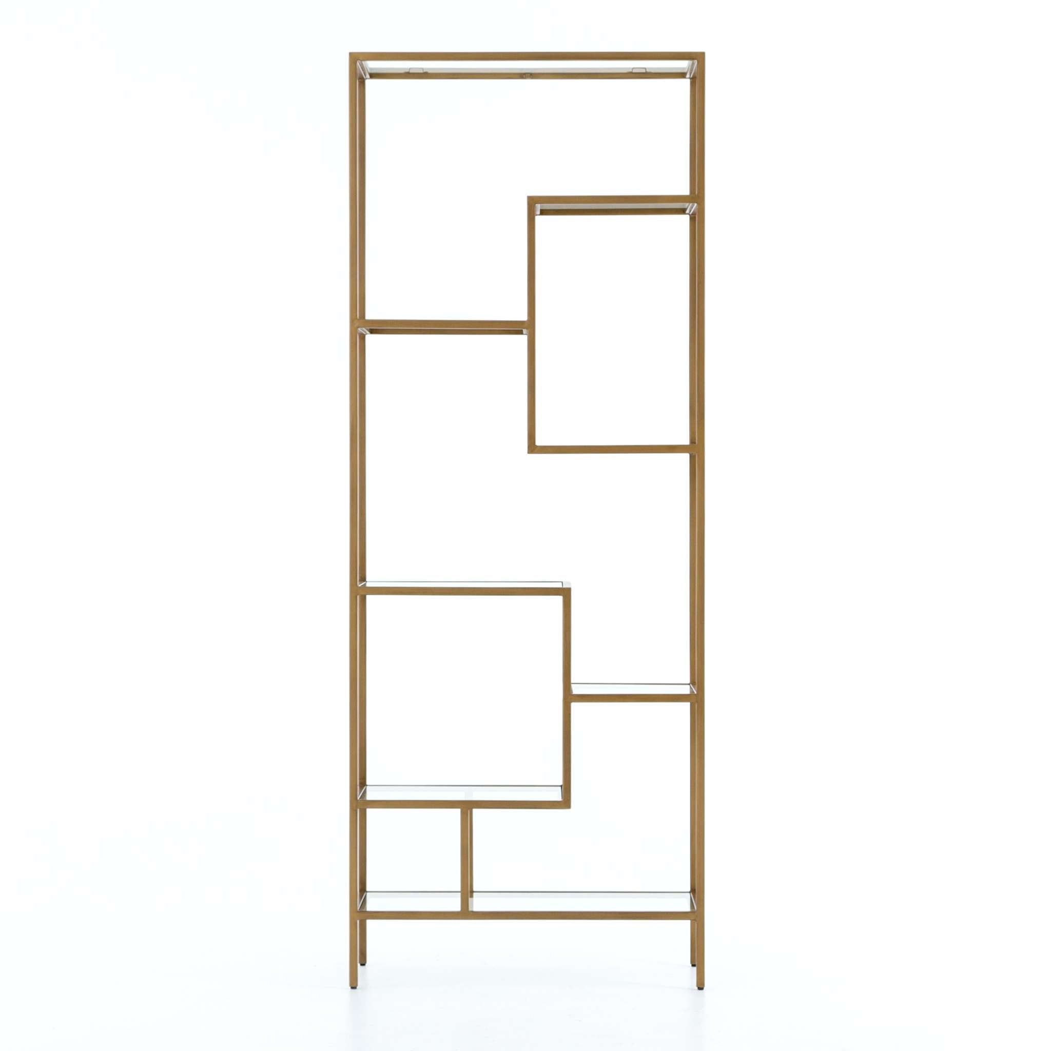 Helena Brass Bookshelf