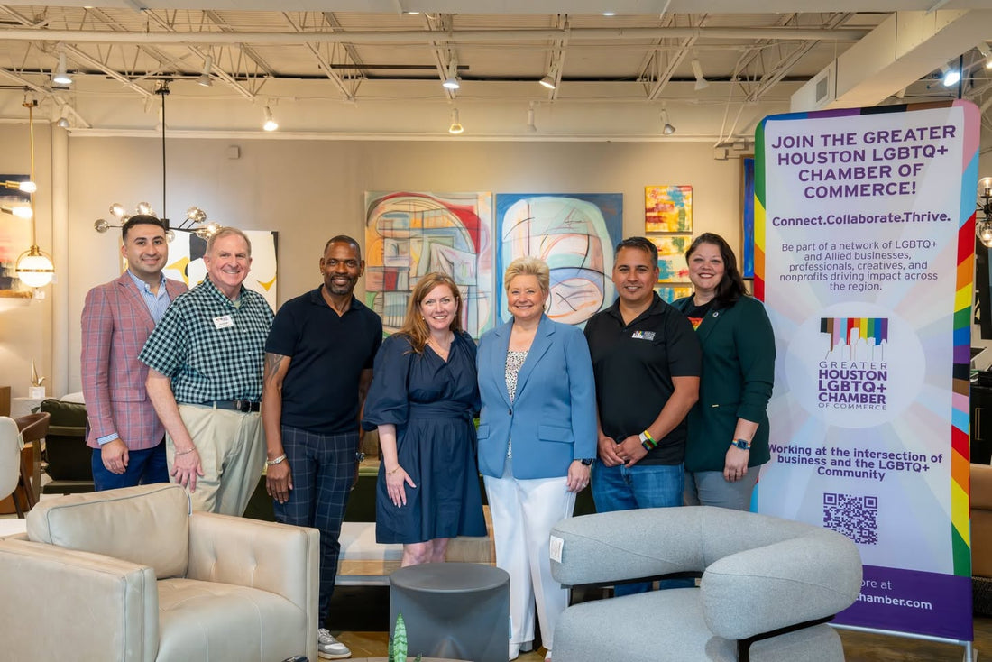 Congresswoman Lizzie Fletcher Visits Native Citizen to Close Out Pride Month