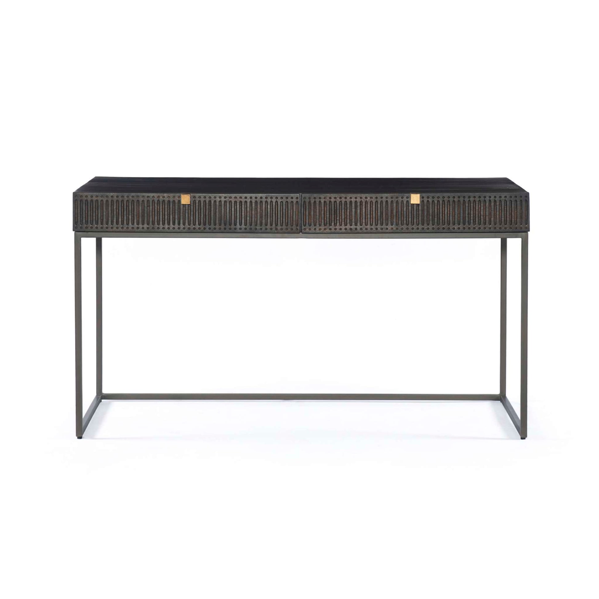 Carved Vintage Brown