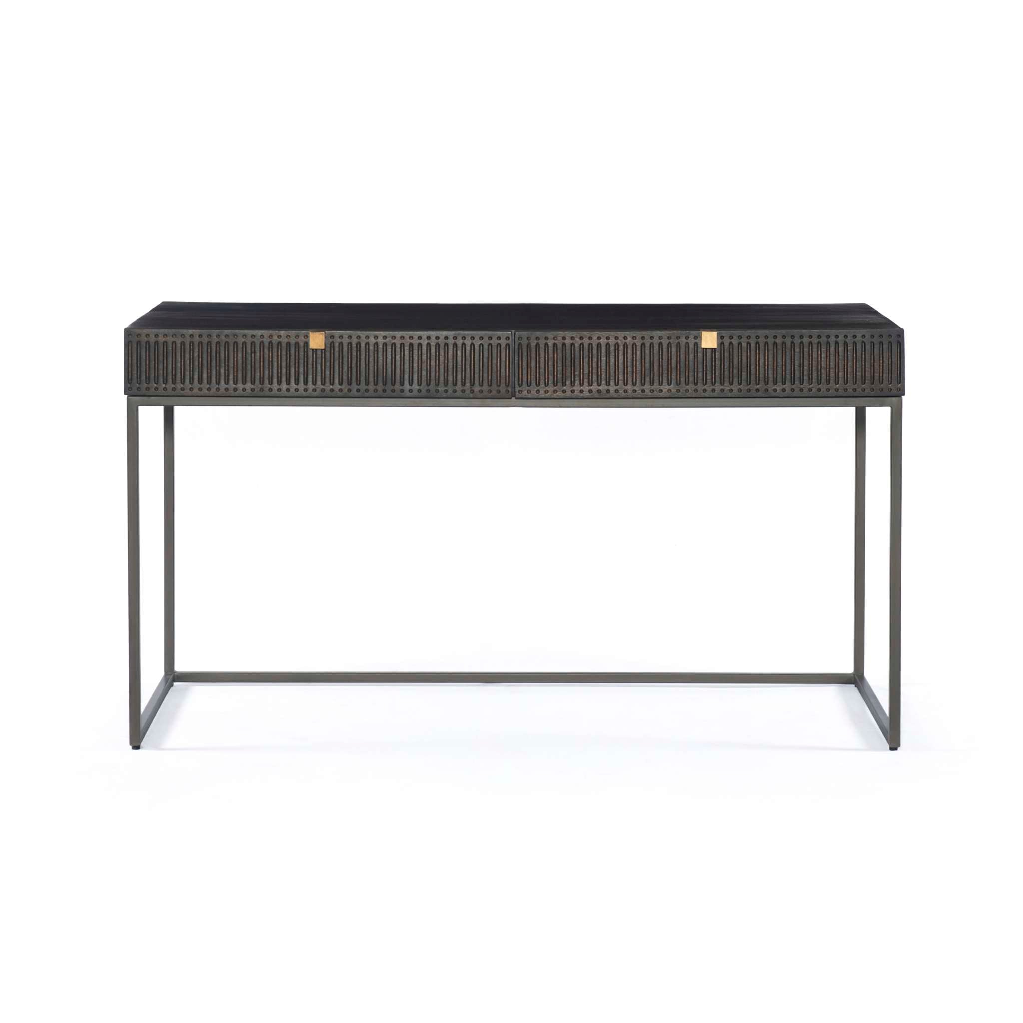 Carved Vintage Brown