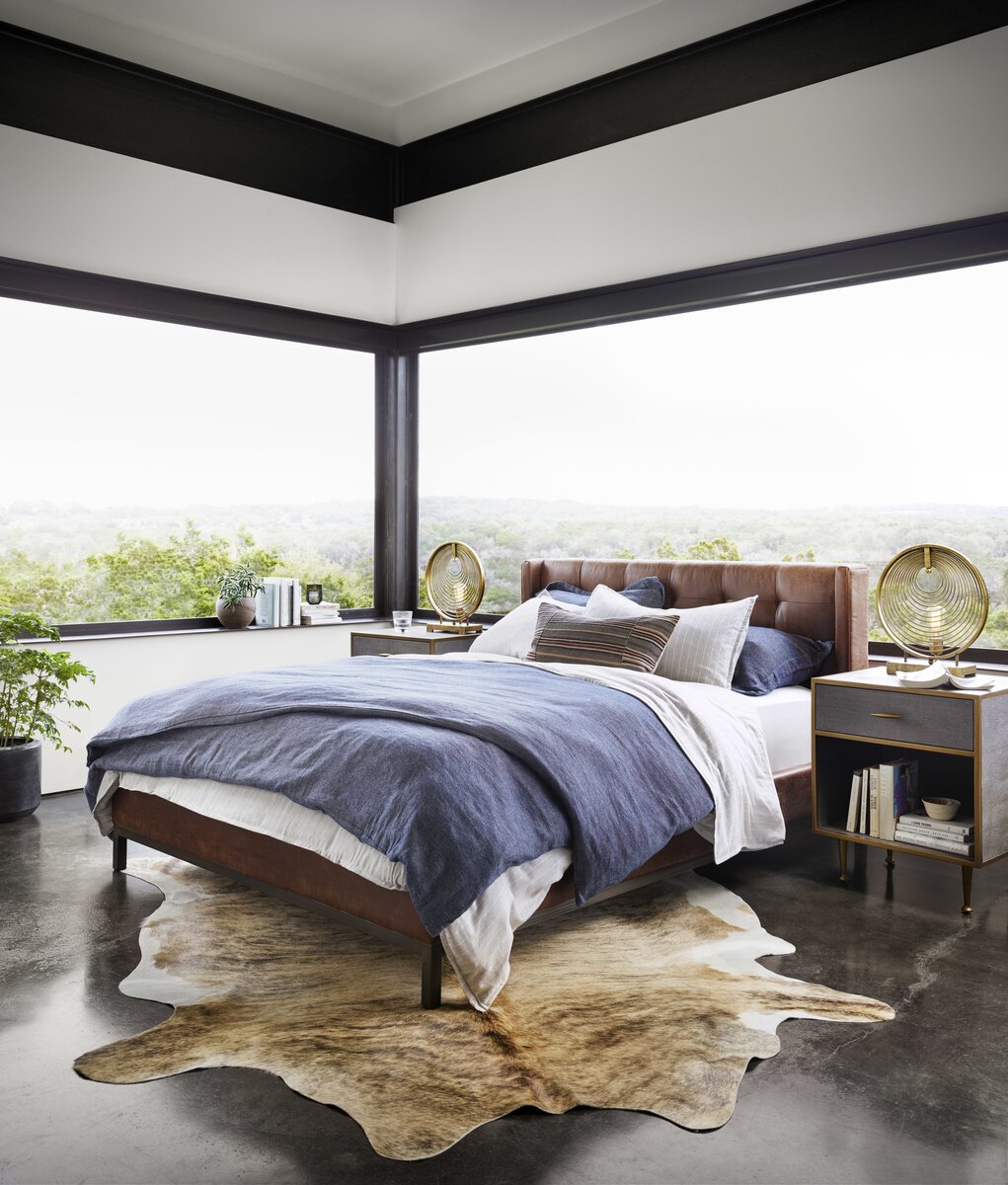 Shagreen Bedside Table