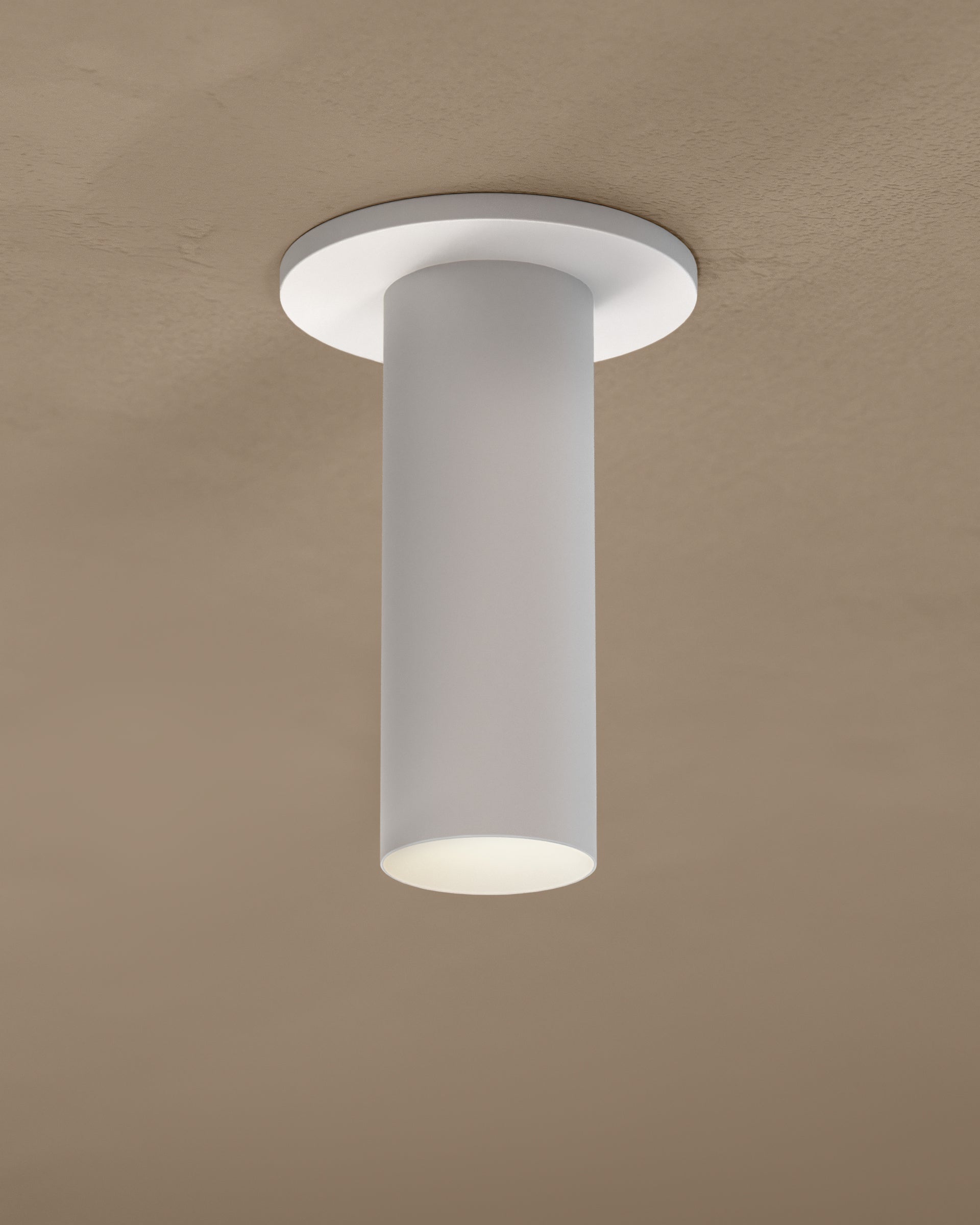 luxe 2" cylinder flush mount
