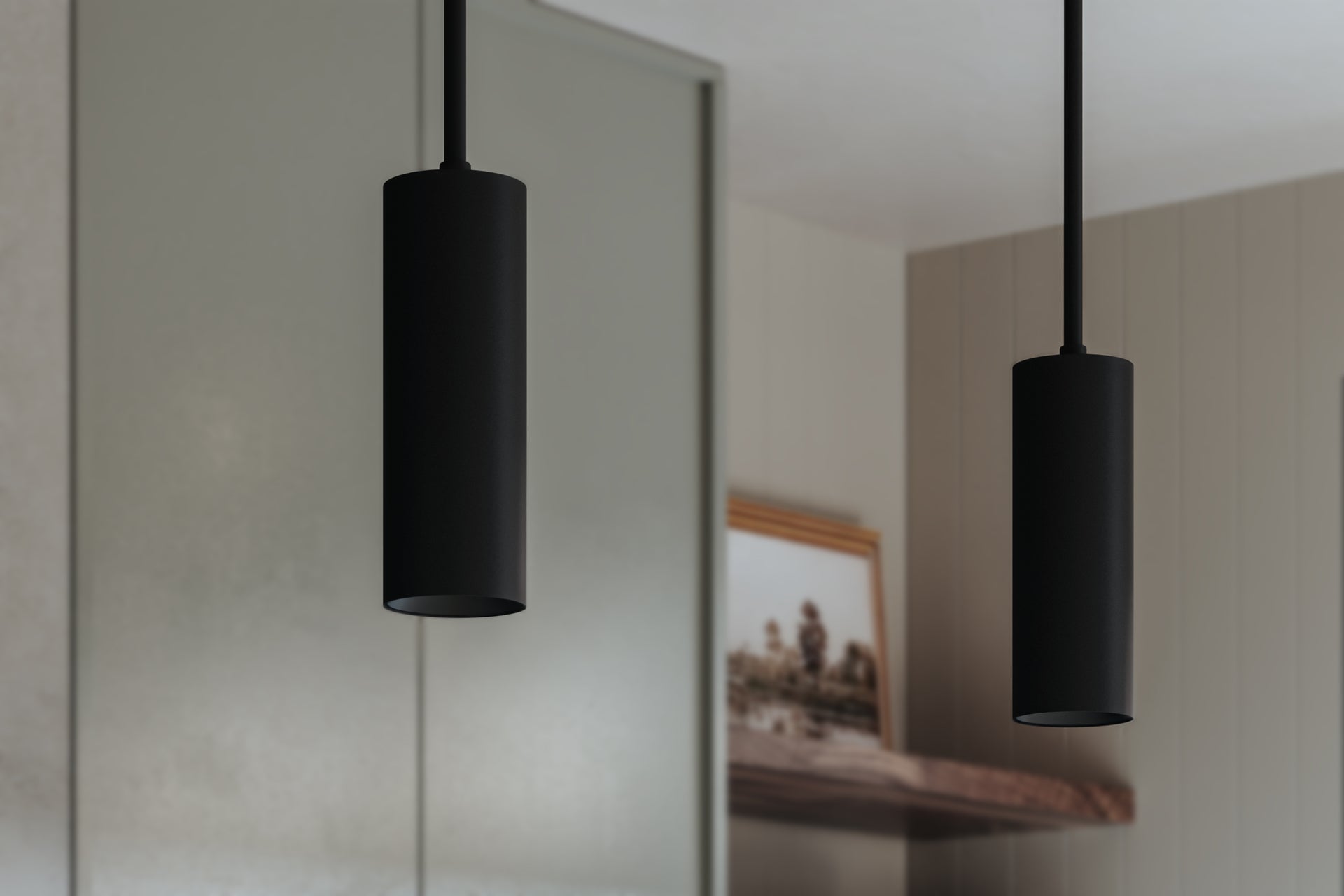 luxe 2" cylinder pendant