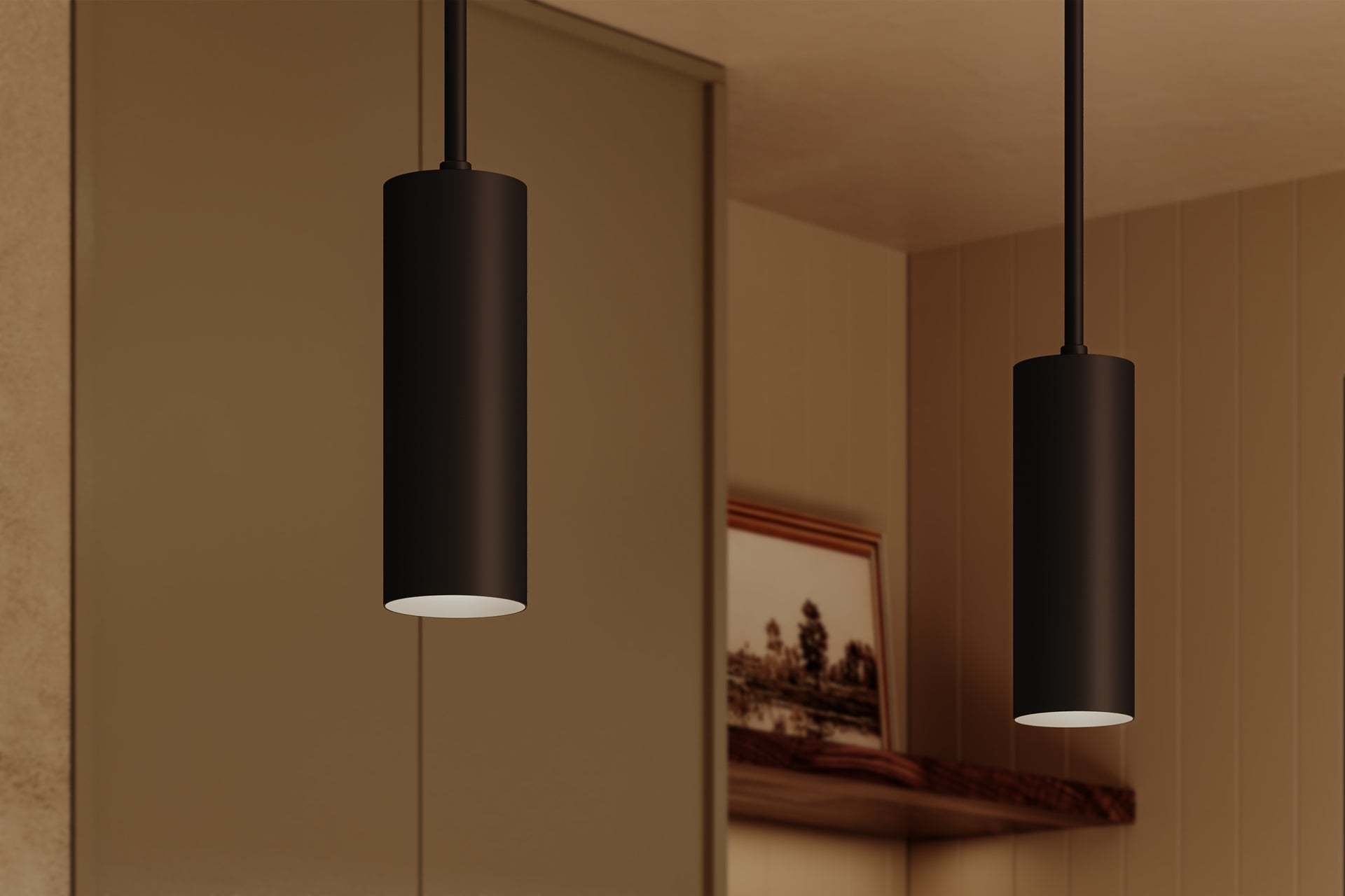 luxe 2" cylinder pendant