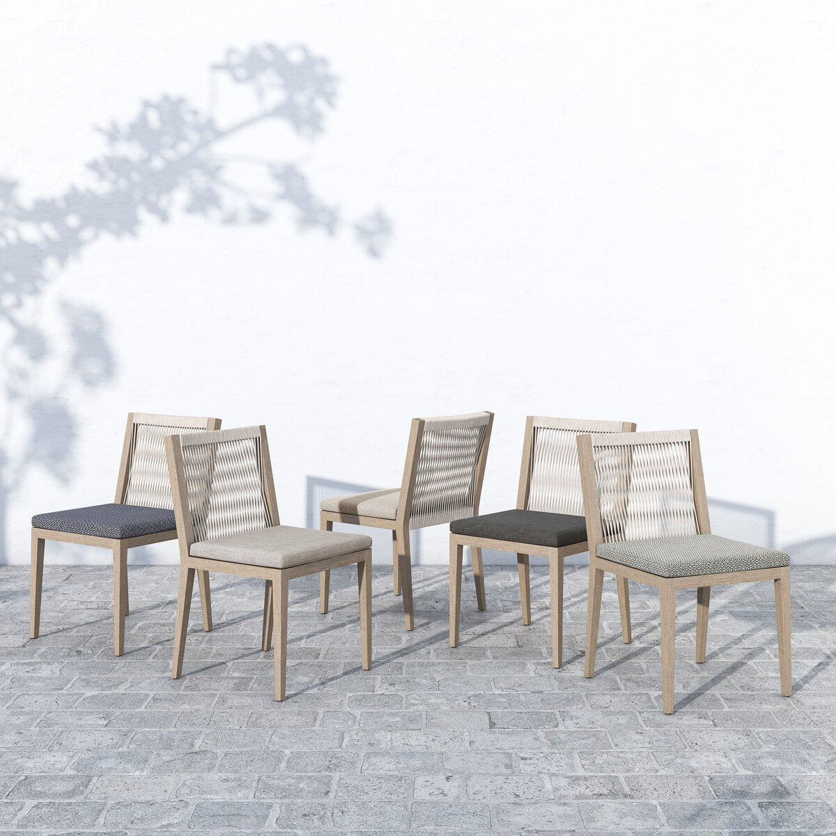 Sherwood Outdoor Dining Chair, Washed Brown