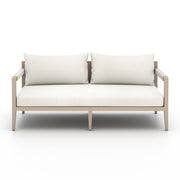 Sherwood Outdoor Sofa, Washed Brown