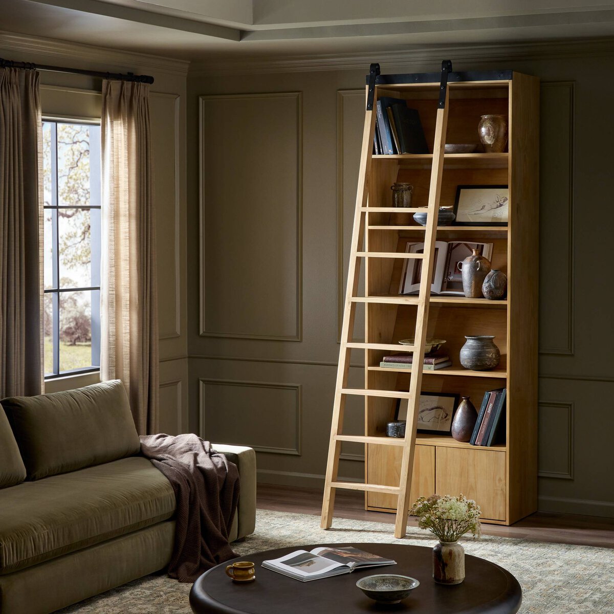 Bane Bookshelf + Ladder