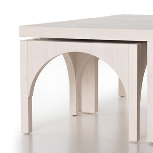 Amara Coffee Tbl W/Nesting Arch Stls