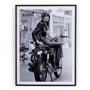 Françoise Hardy On Bike by Getty Images