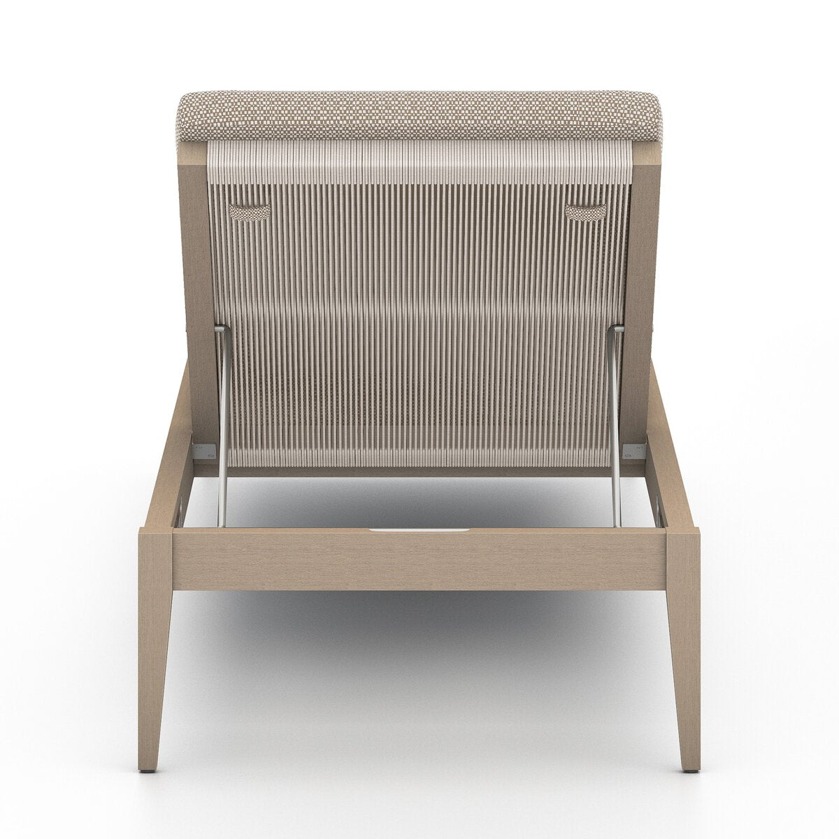 Sherwood Outdoor Chaise, Washed Brown