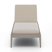 Sherwood Outdoor Chaise, Weathered Grey