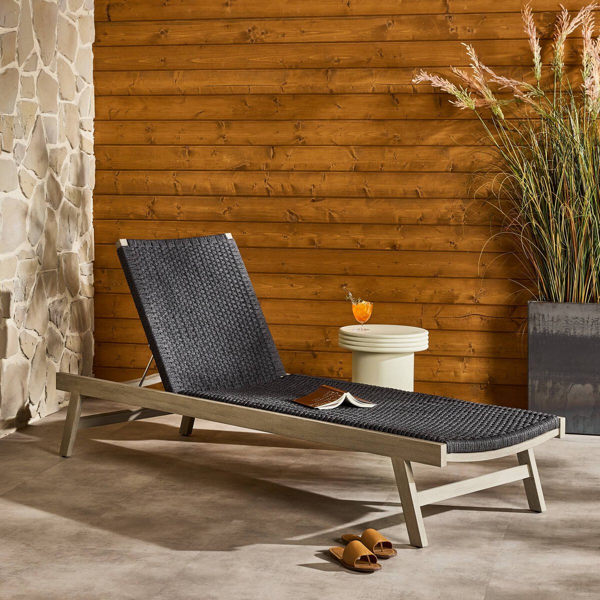 Delano Outdoor Chaise Lounge