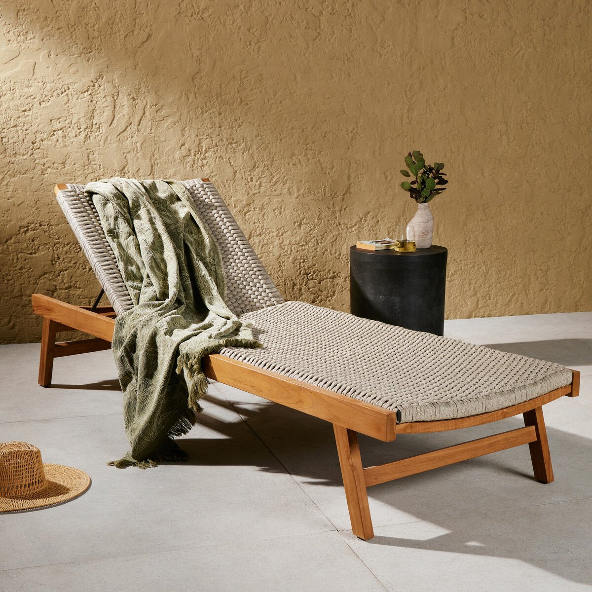 Delano Outdoor Chaise Lounge
