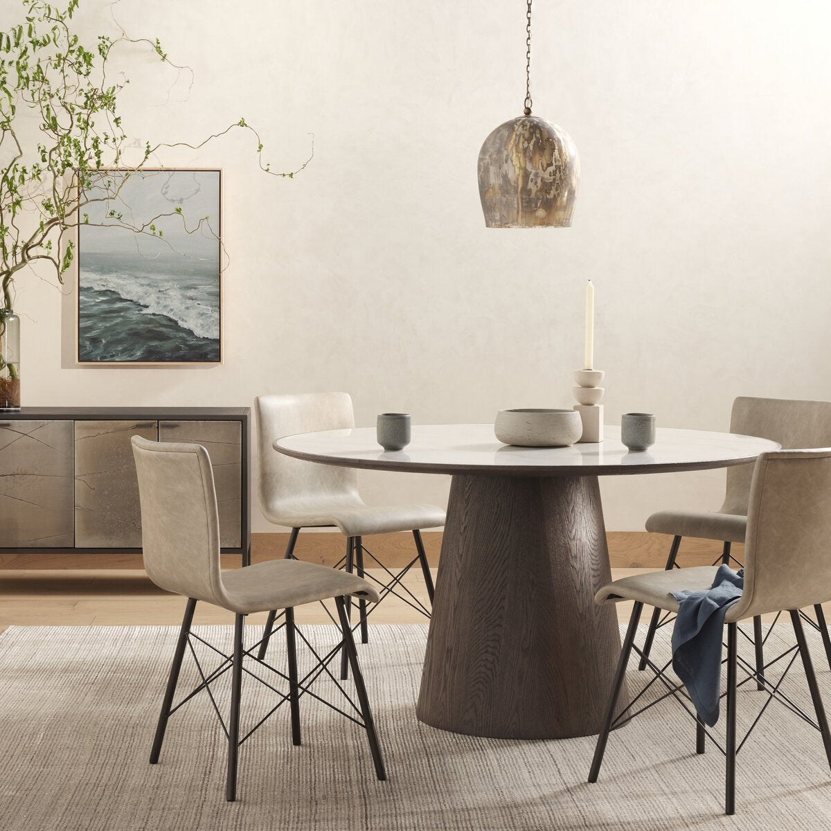 Skye Round Dining Table - 55"