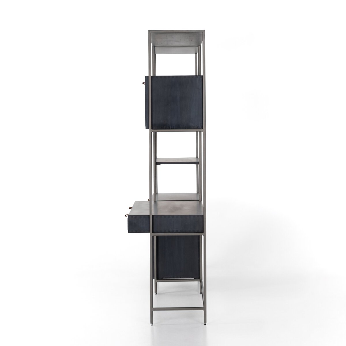Trey Modular Wall Desk With 1 Bookcase