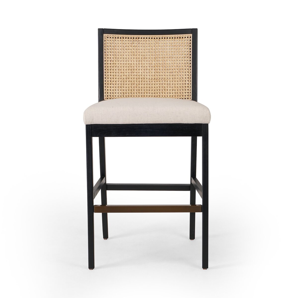 Antonia Cane Armless Bar + Counter Stool