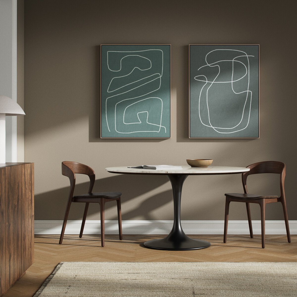 Line Abstract Set by Dan Hobday