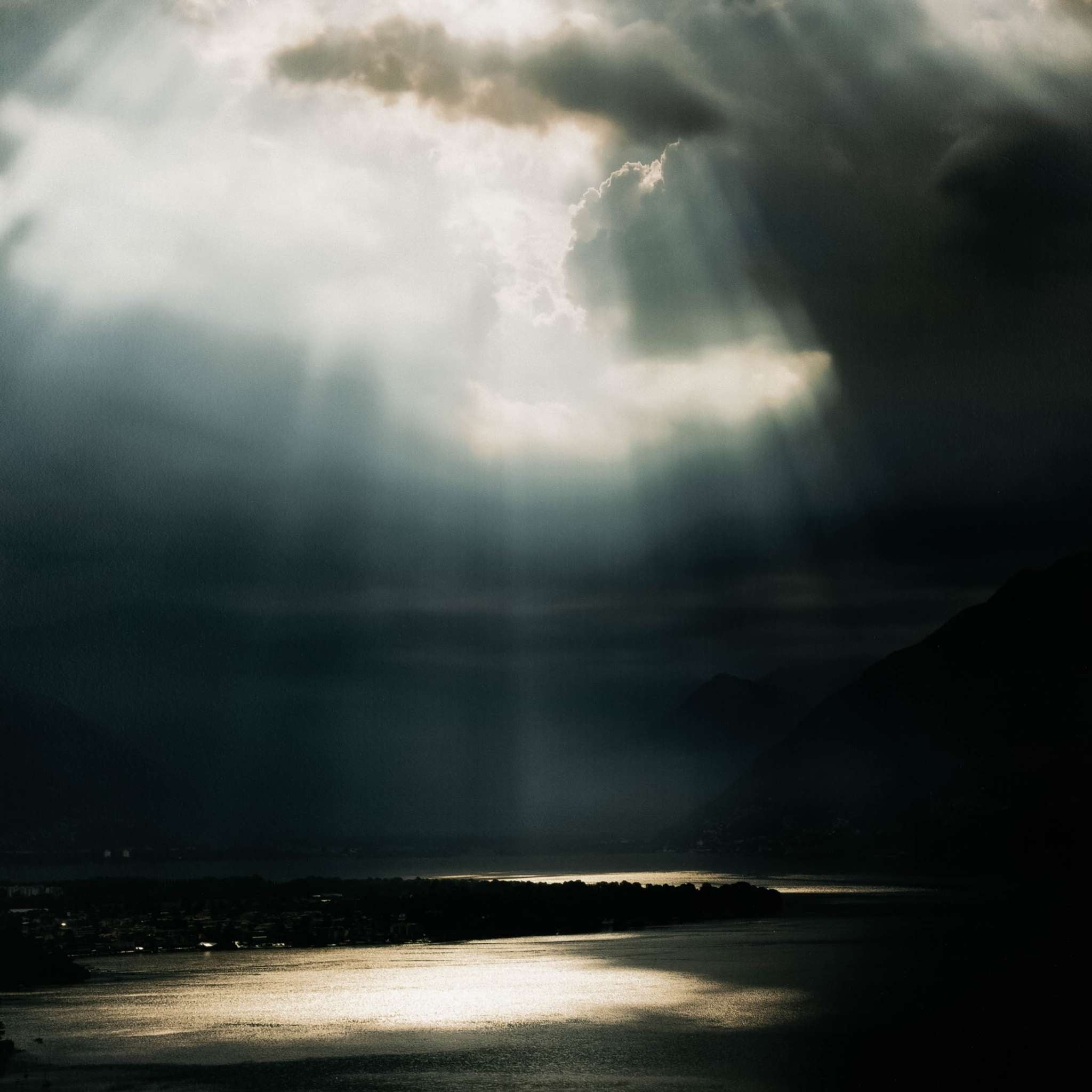 Sky Over Lago Maggiore, Switzerland By G