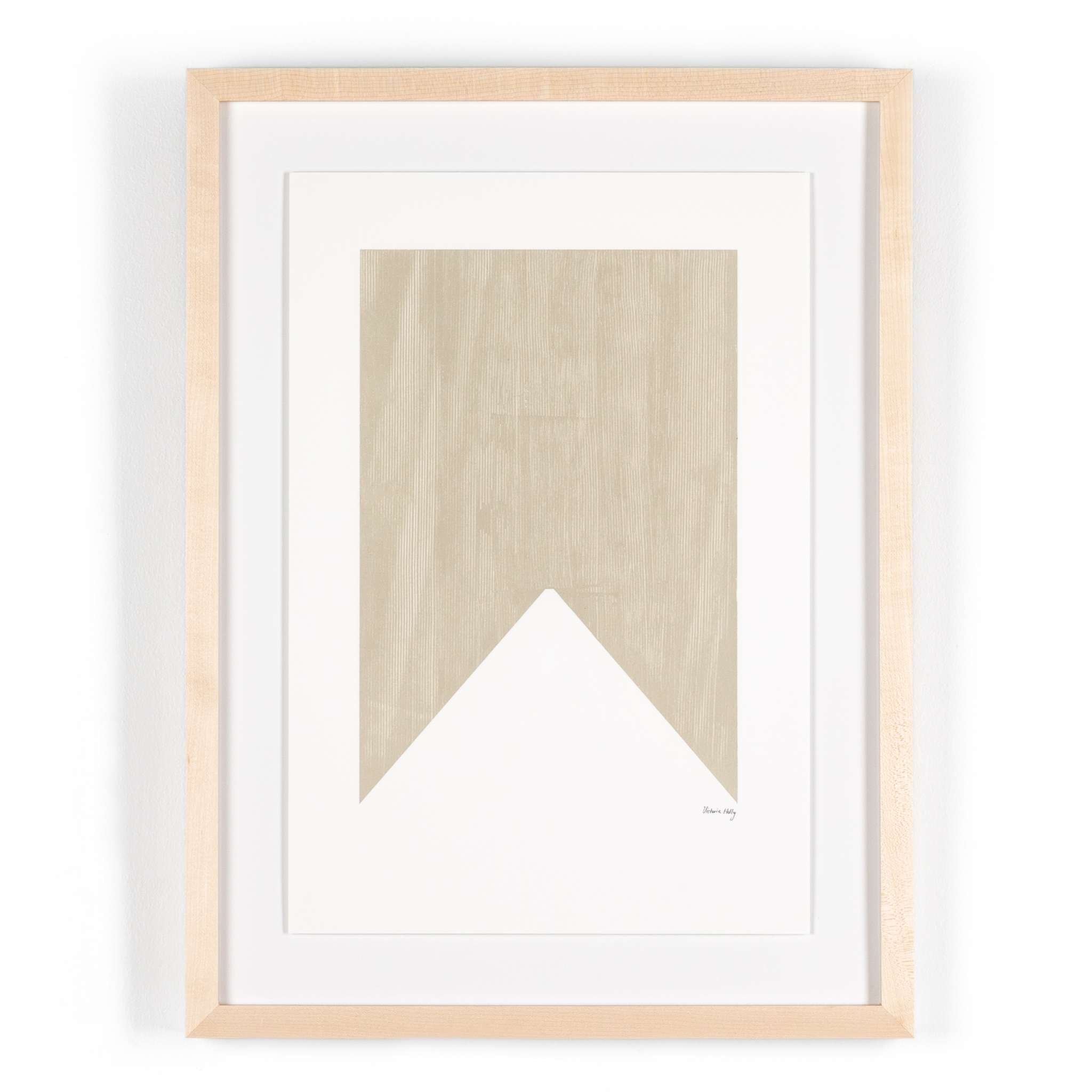 Triangle In Taupe By The Holly Collectiv