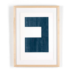 Negative Iii In Blue By The Holly Collec
