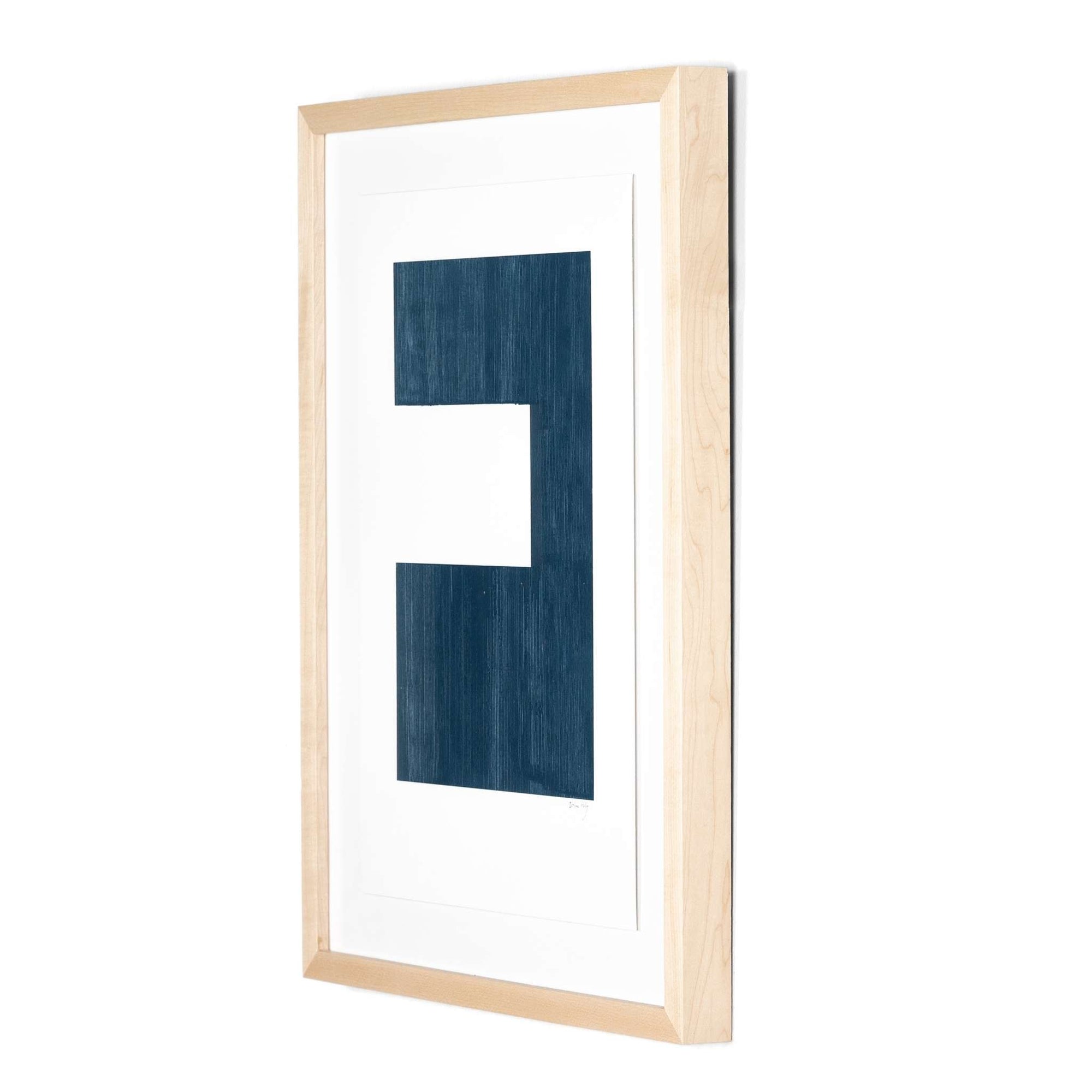 Negative Iii In Blue By The Holly Collec