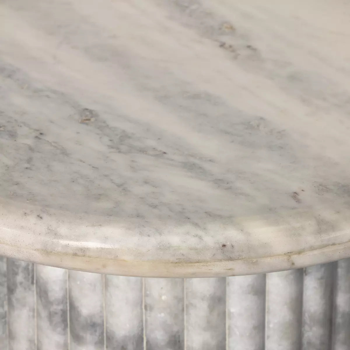 Polished White Marble
