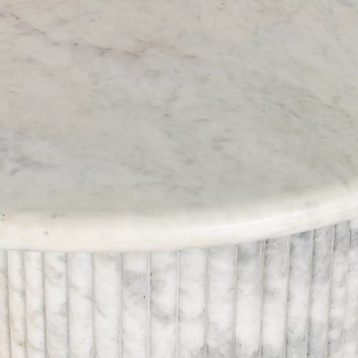 Polished White Marble