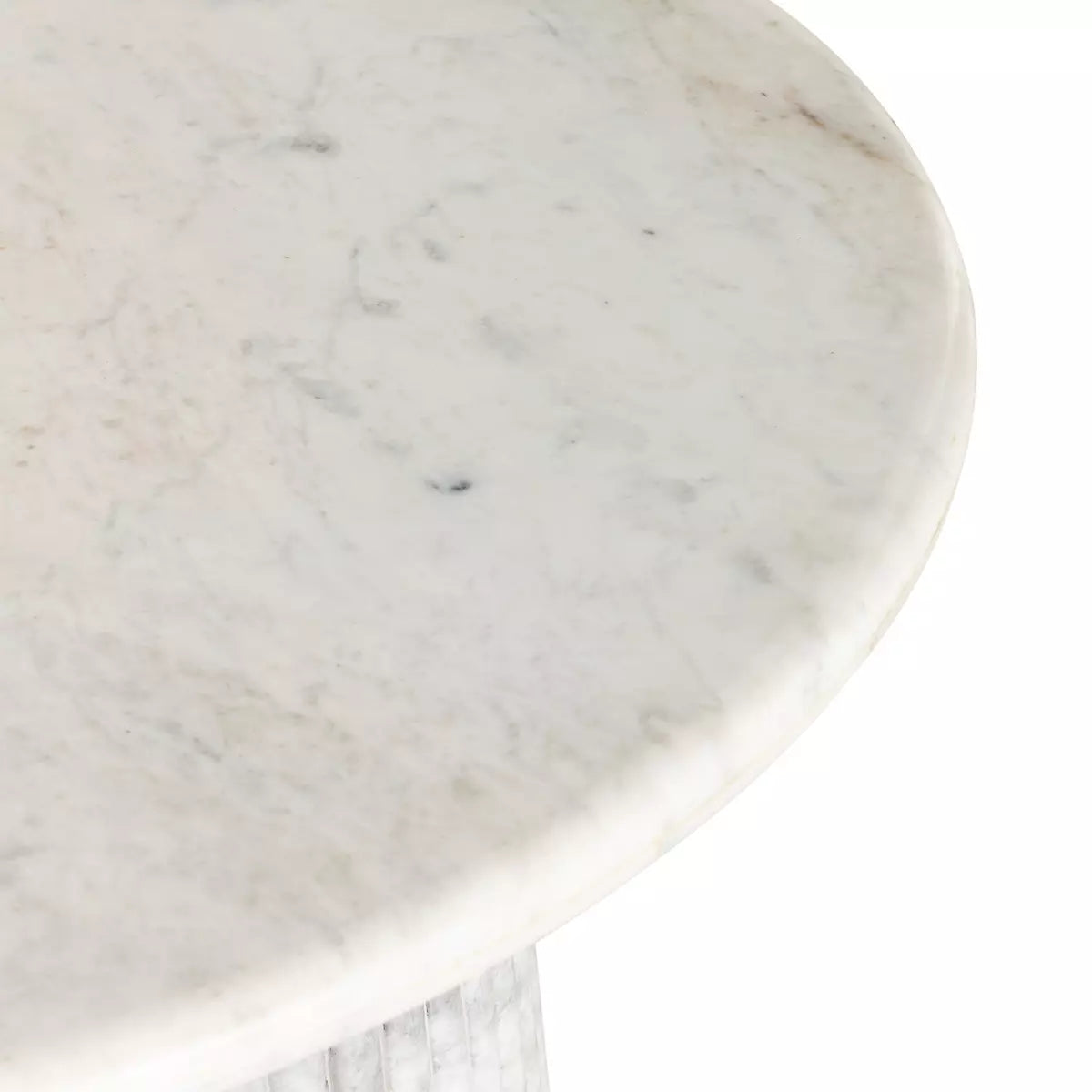 Polished White Marble