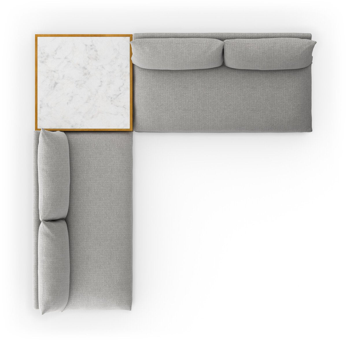 Grant Outdoor 2-Piece Sectional W/ Coffee Table