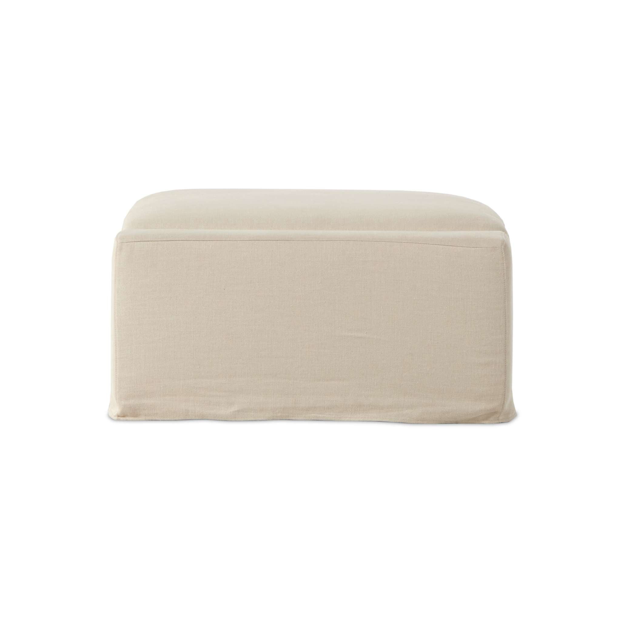 Wide Arm Slipcover Dbl Accent Bench