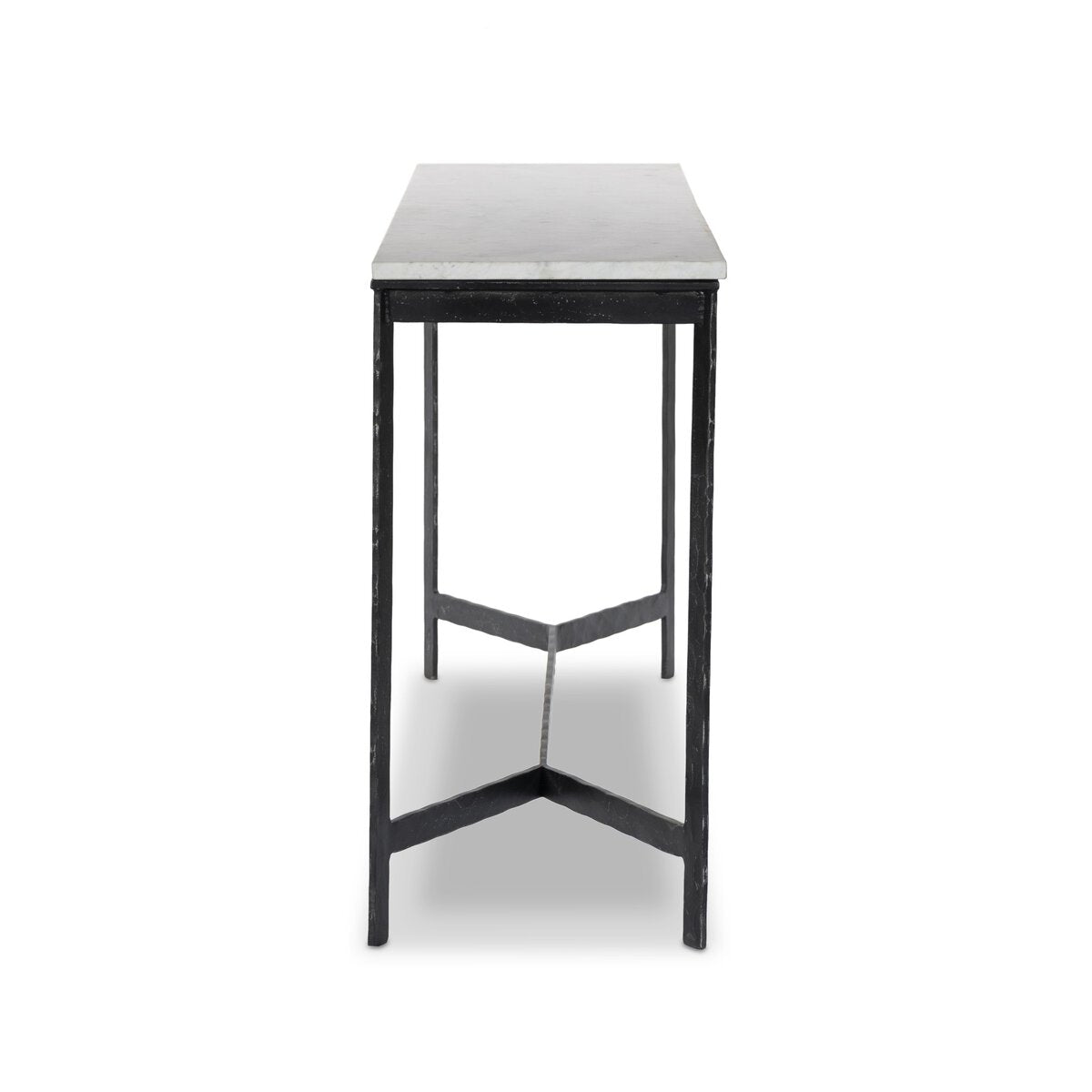 Hammered Iron Console Table