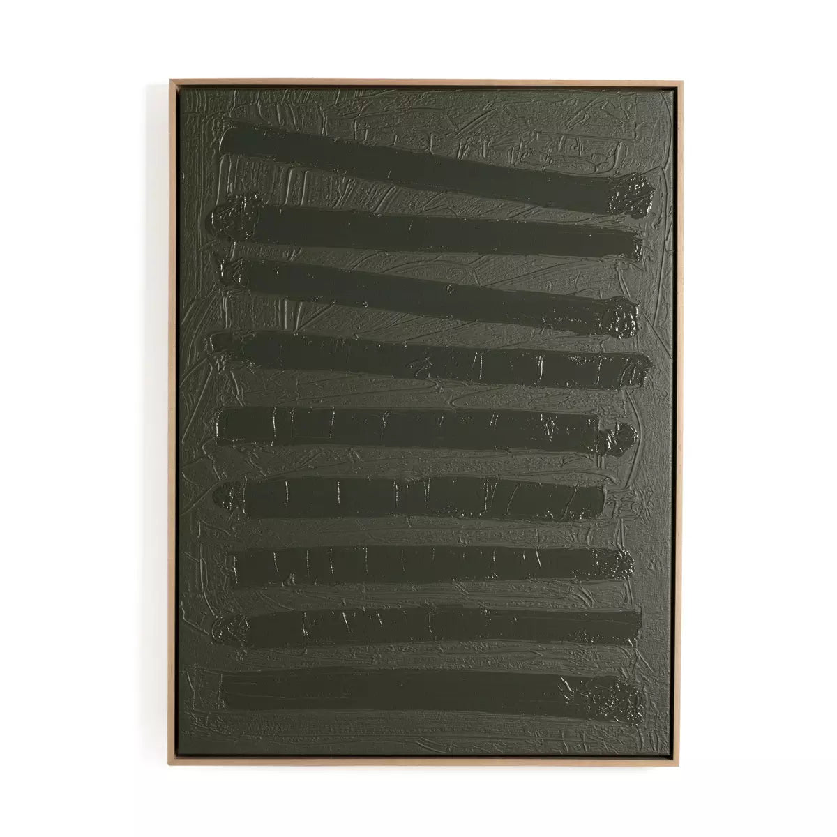 Free Form Lines I Olive by The Holly Collective