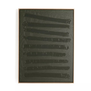 Free Form Lines I Olive by The Holly Collective