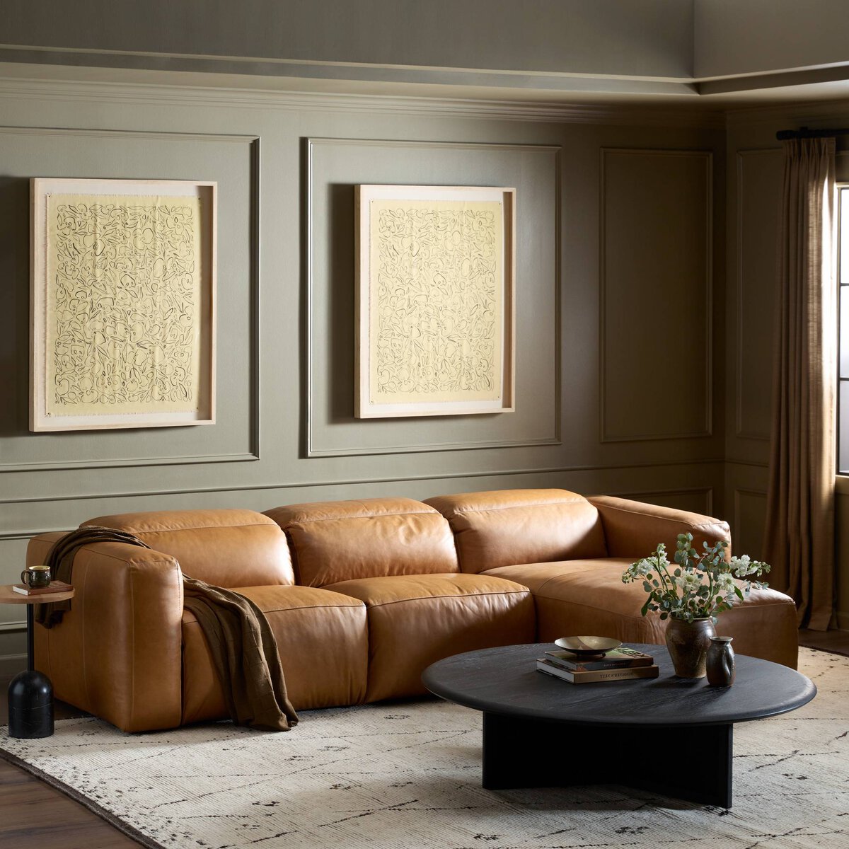 Radley Power Recliner 3-Piece Sectional W/ Chaise