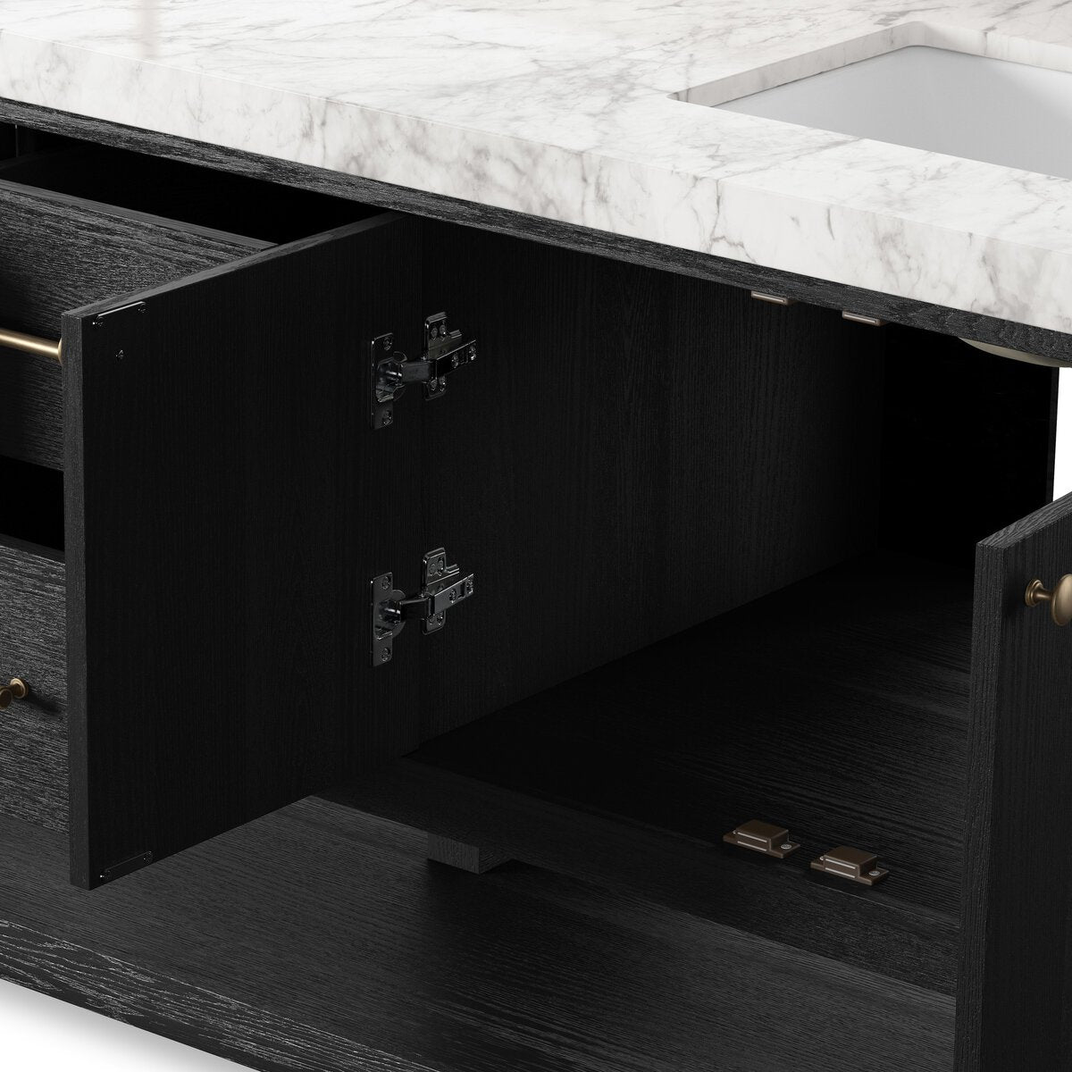 Black Wash Oak Veneer