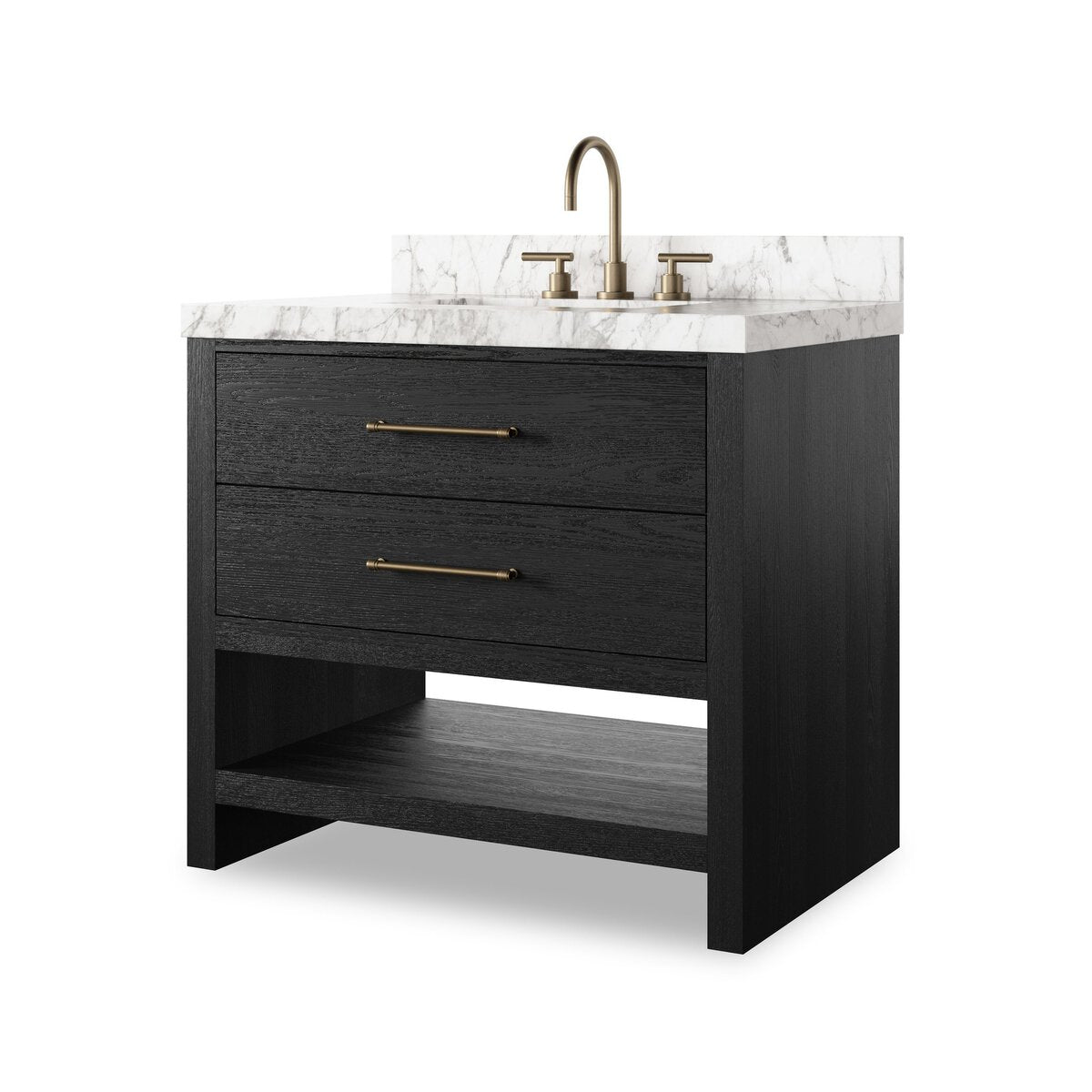 Black Wash Oak Veneer