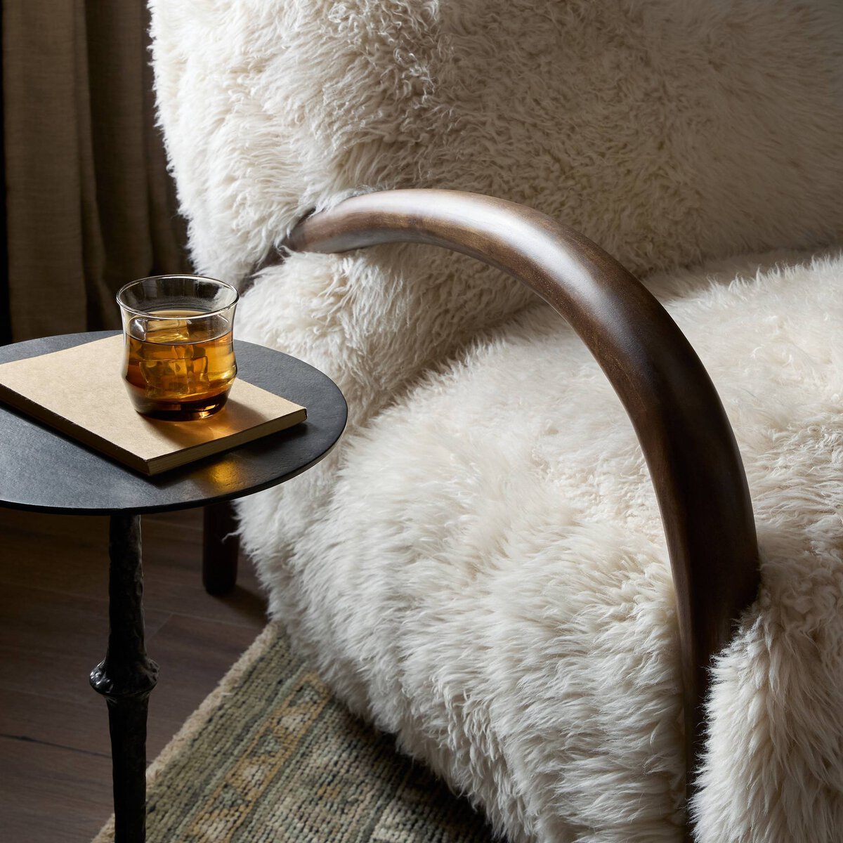 Champagne Mongolian Fur