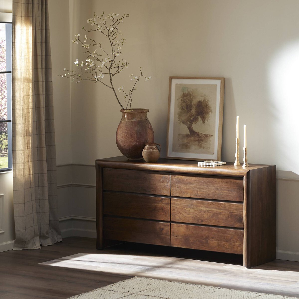all wood 6 drawer dresser Nigel 6 Drawer Dresser – Native Citizen
