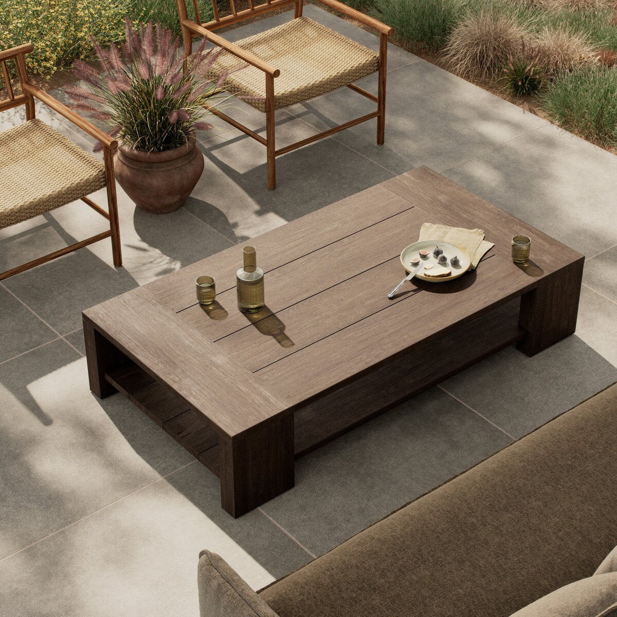 Roca Outdoor Rectangular Coffee Table