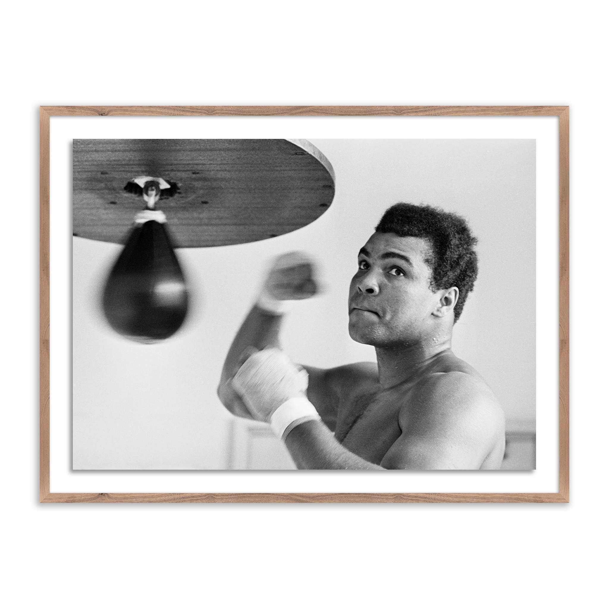 Muhammad Ali Punchin Bag By Getty Images