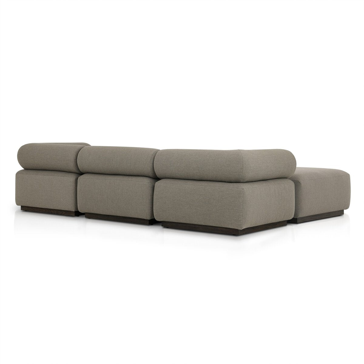Lenox Outdoor 3 Piece SectionalW/ Ottoman