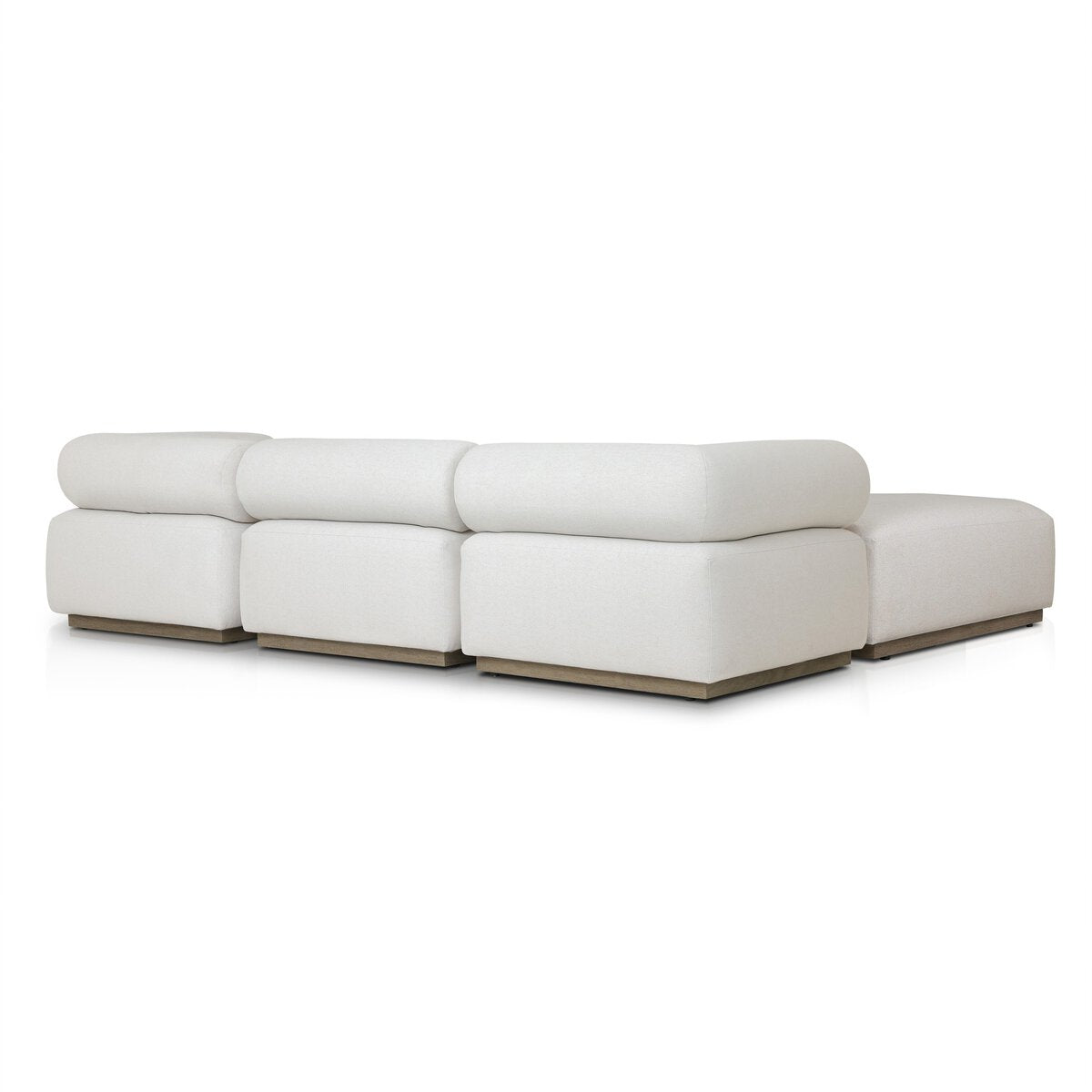 Lenox Outdoor 3 Piece SectionalW/ Ottoman