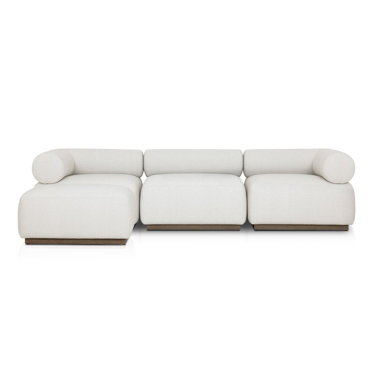 Lenox Outdoor 3 Piece SectionalW/ Ottoman