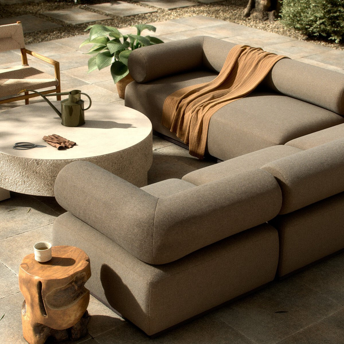 Lenox Outdoor 5-Piece Sectional