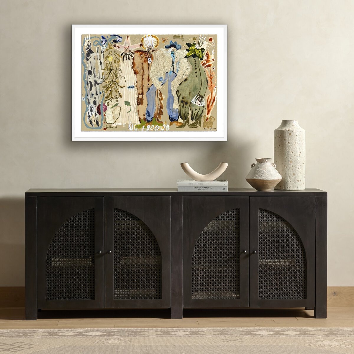 Blue Eyed Snake Woman by Caroline Pinney