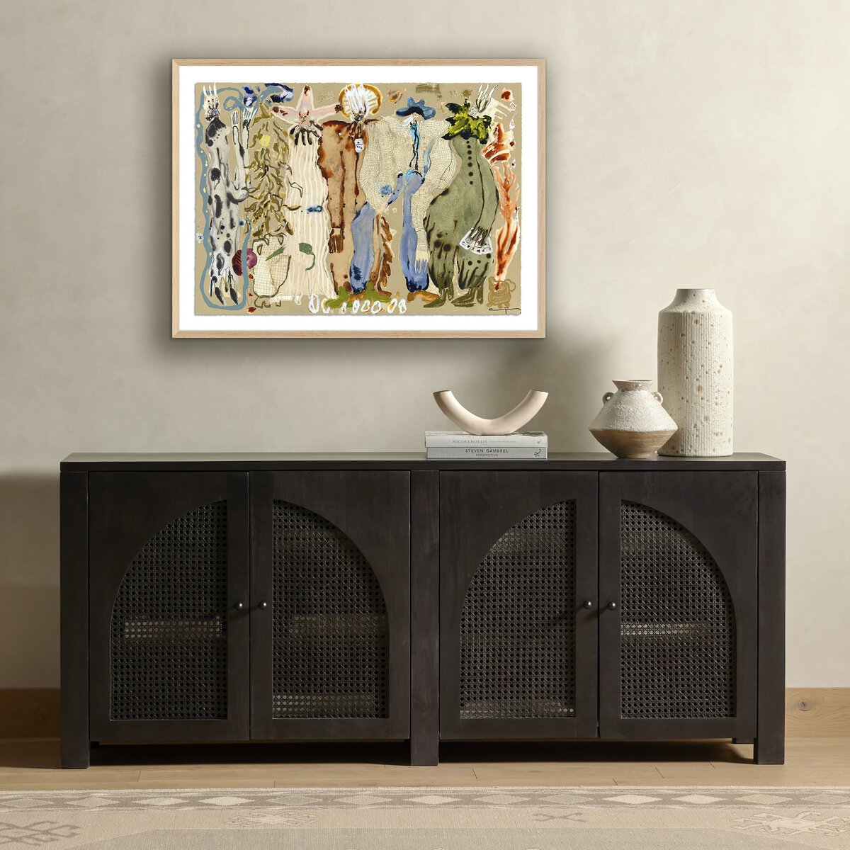 Blue Eyed Snake Woman by Caroline Pinney