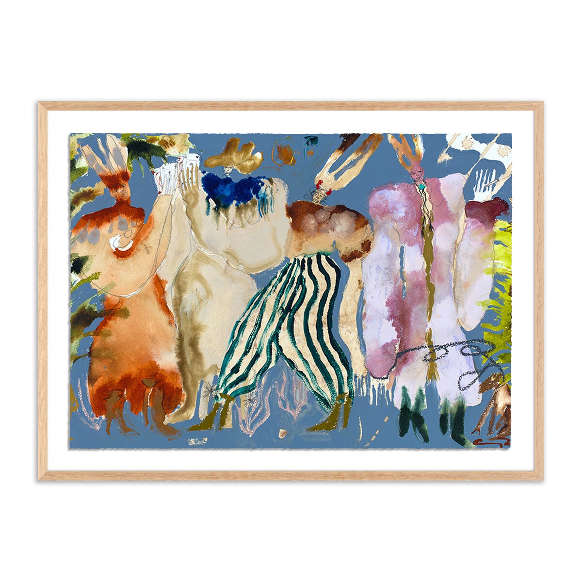 Boy With The Blues II by Caroline Pinney