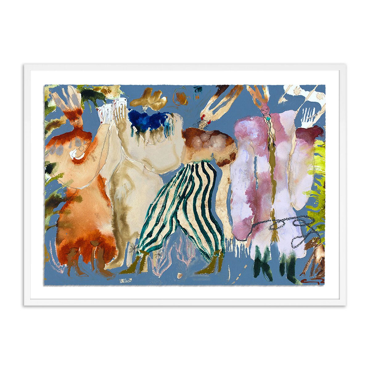 Boy With The Blues II by Caroline Pinney