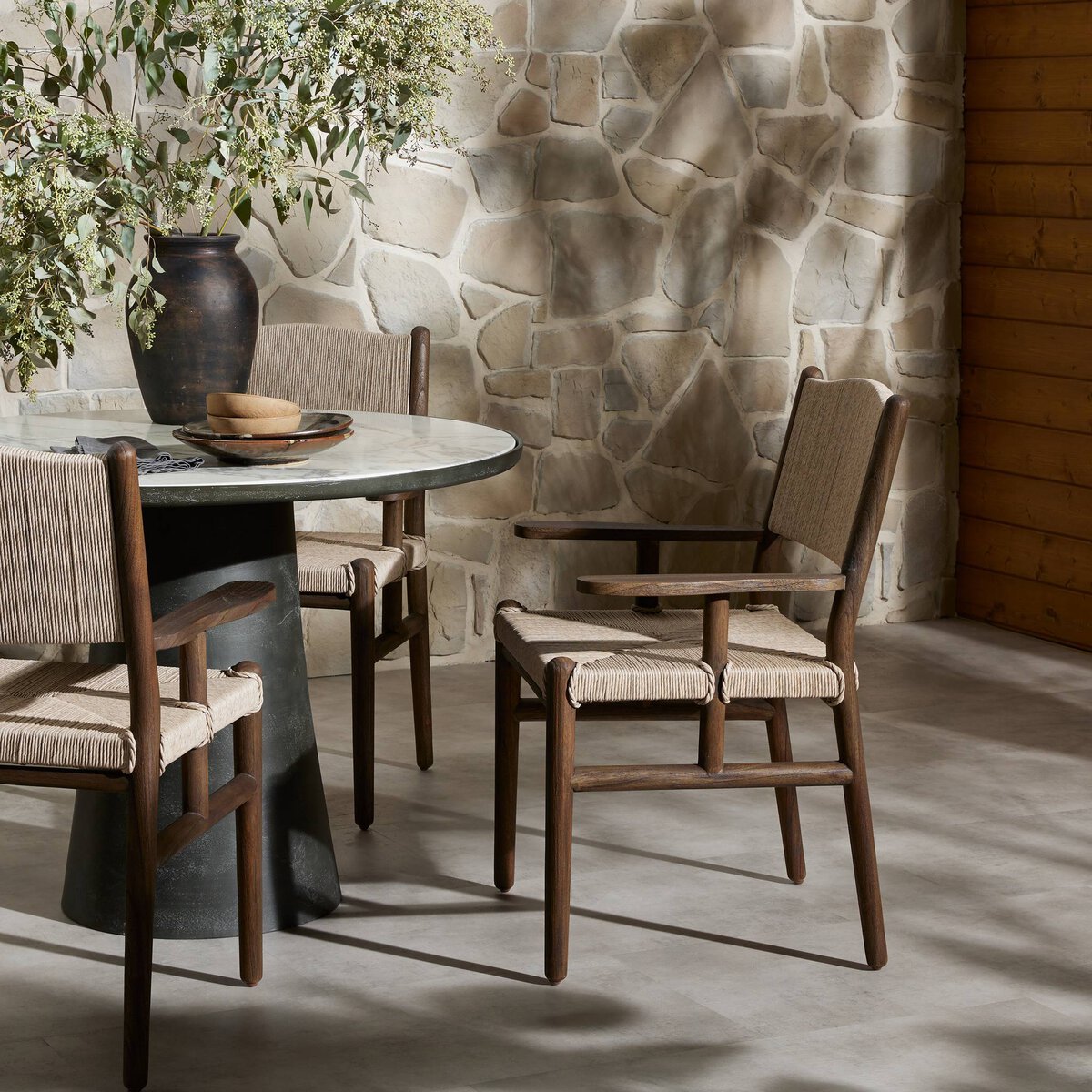 Herrin Outdoor Dining Armchair